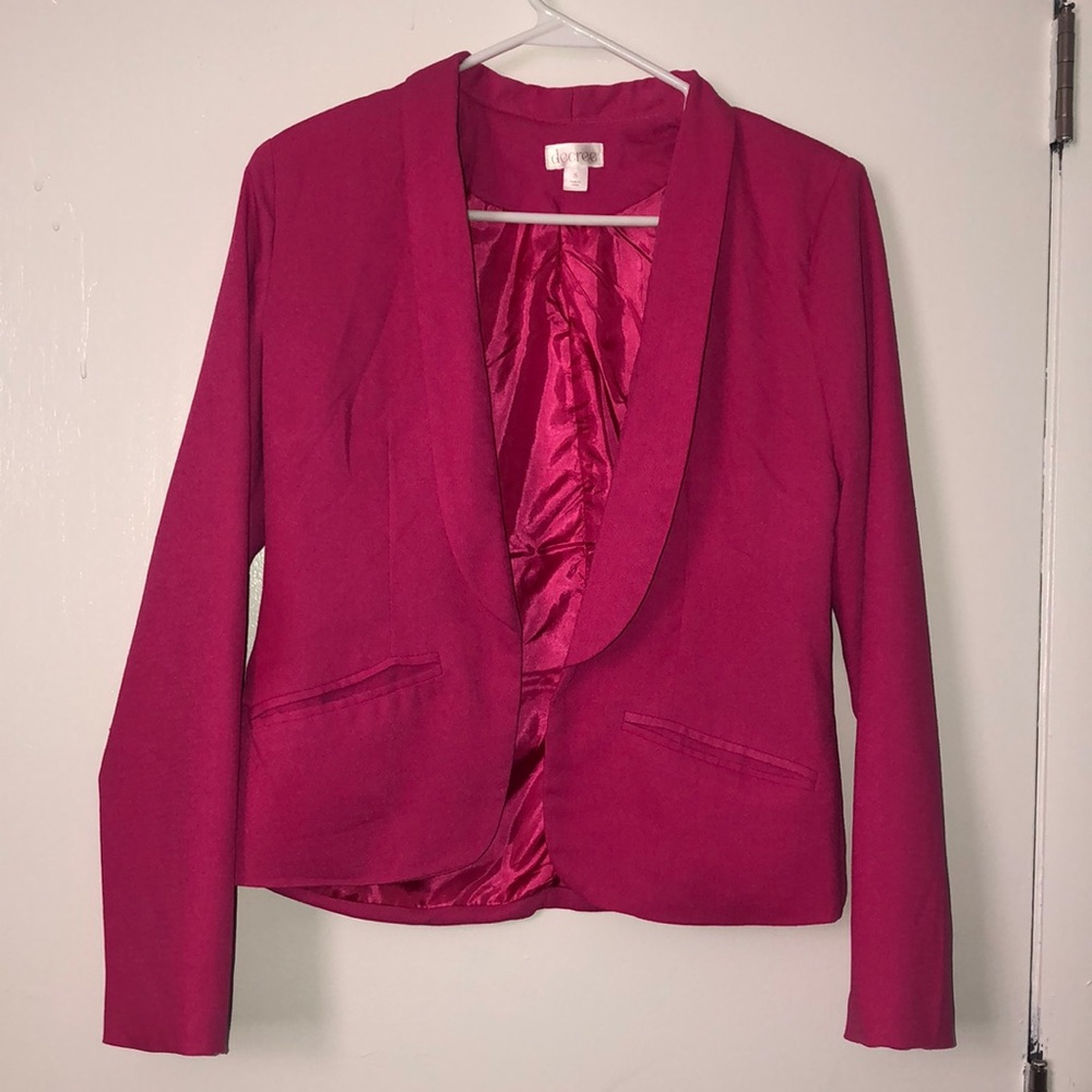 Pink Decree Blazer